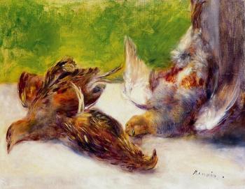 Pierre Auguste Renoir : Three Partrides